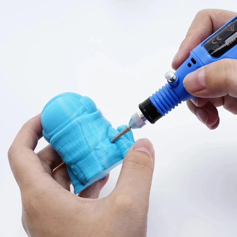 3D Printing Model Material Mini Electric Sander USB Powered with 6 Sanding Heads 4 Rotating Speed 896C