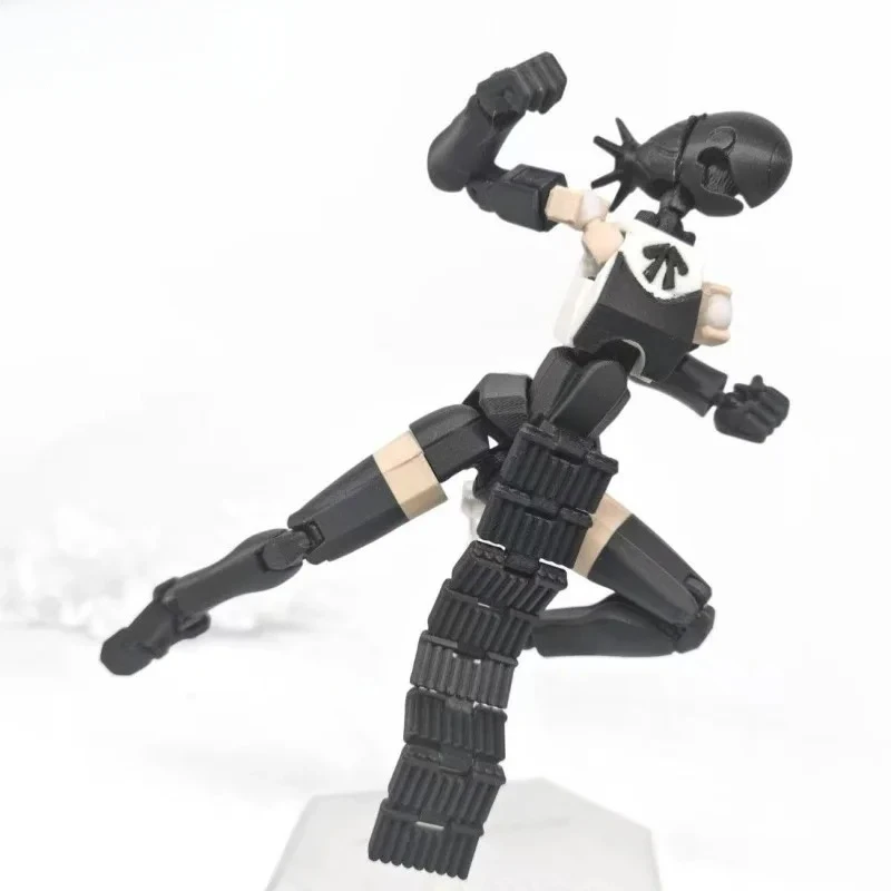 3D Printed Articulated Action Figure, Multi-Joint Movable DIY Assembly Toy, Desk Decoration Model, Creative Gift for Fans