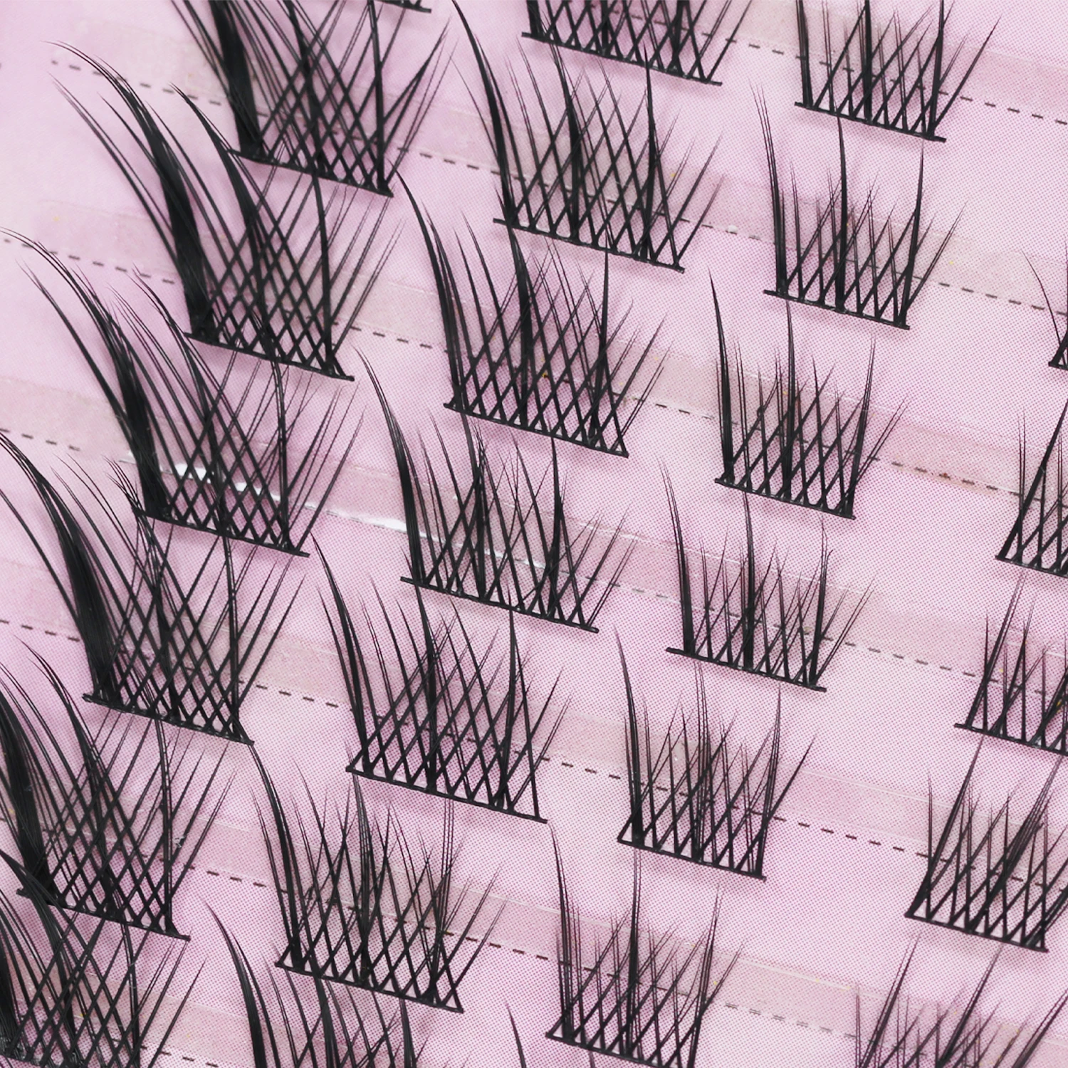Natürliche Wimpernbüschel DIY Wimpernverlängerung Schlankes 3D Katzenaugen-Wimpernbüschel Links und Rechts C-förmig Einzeln – Detail 5