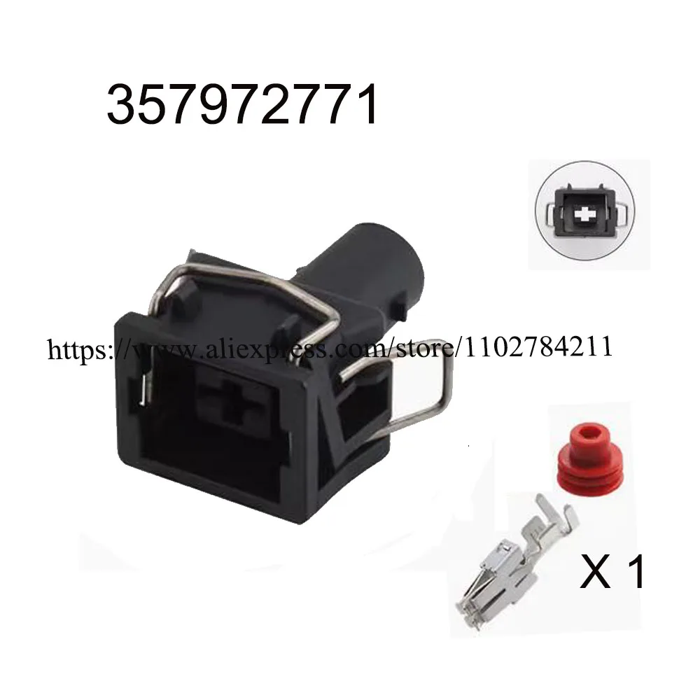 200SET 357972771 car wire connectors terminal 1 pin automotive waterproof plug female male socket