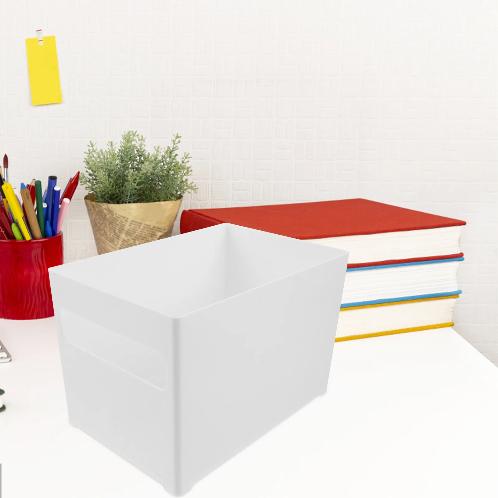 

Multifunctional Plastic Storage Bin Kitchen Pantry Organizer Box for Food Snacks Sundries Corner Counter Kitchen Storage Bin