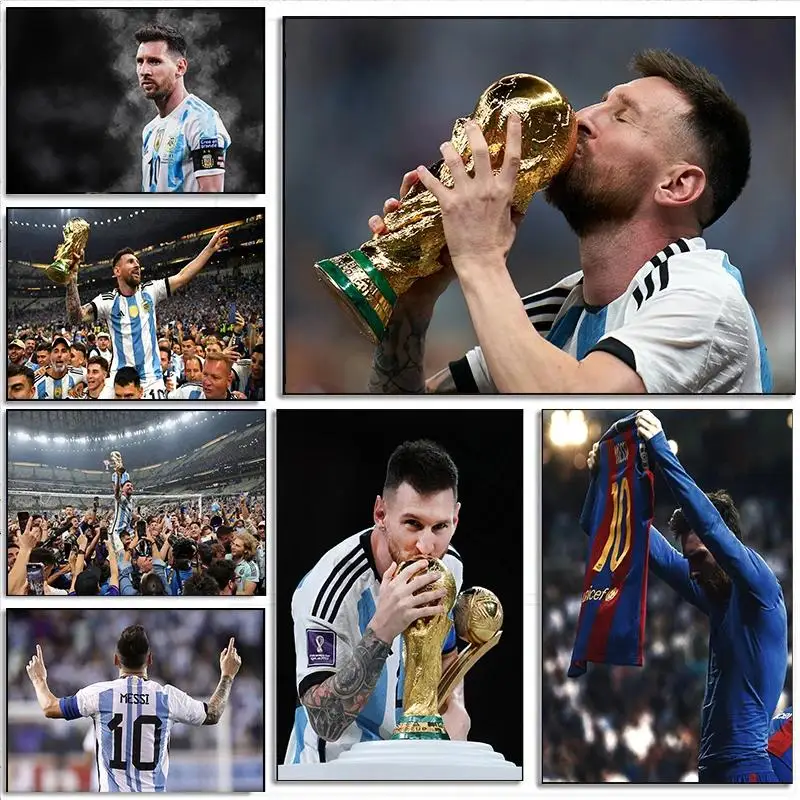 Lionel Messi Soccer Legend Canvas Wall Art Poster  Perfect Home  Gift for Football Fans and Clubs HighQuality Prints for Li