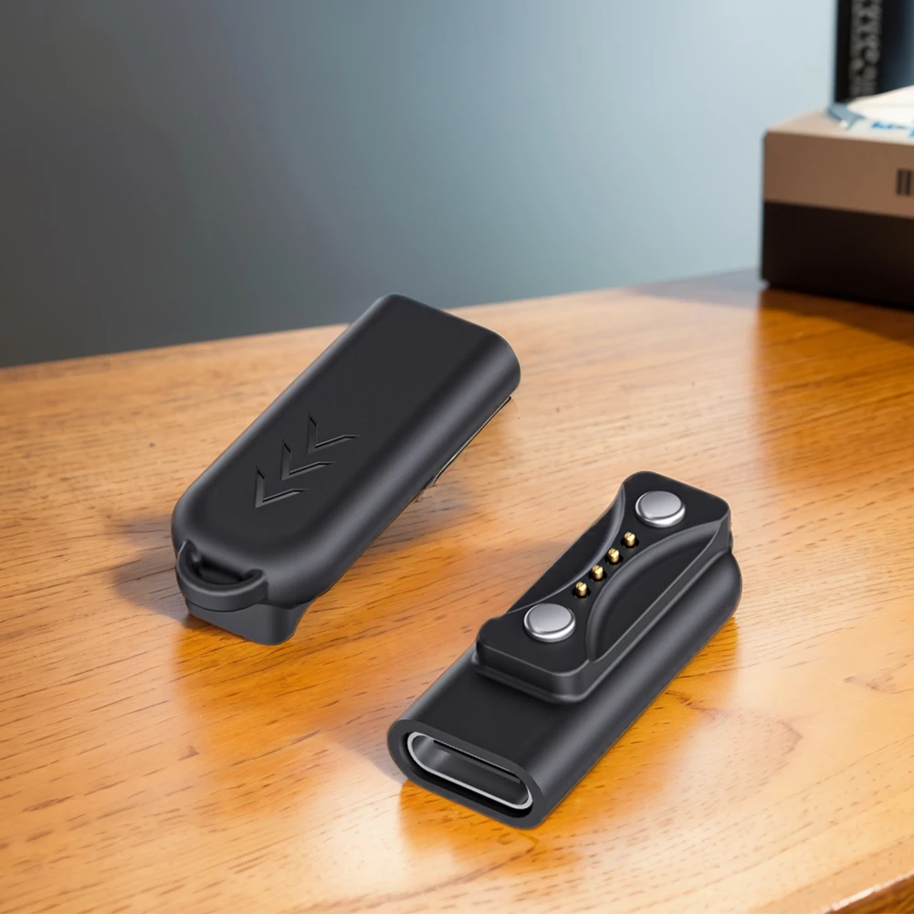 タイプ C 磁気充電アダプター 90 度充電ケーブル電源コンバーター Polar Pacer /Pacer Pro/Ignite 3/Vantage V3 用