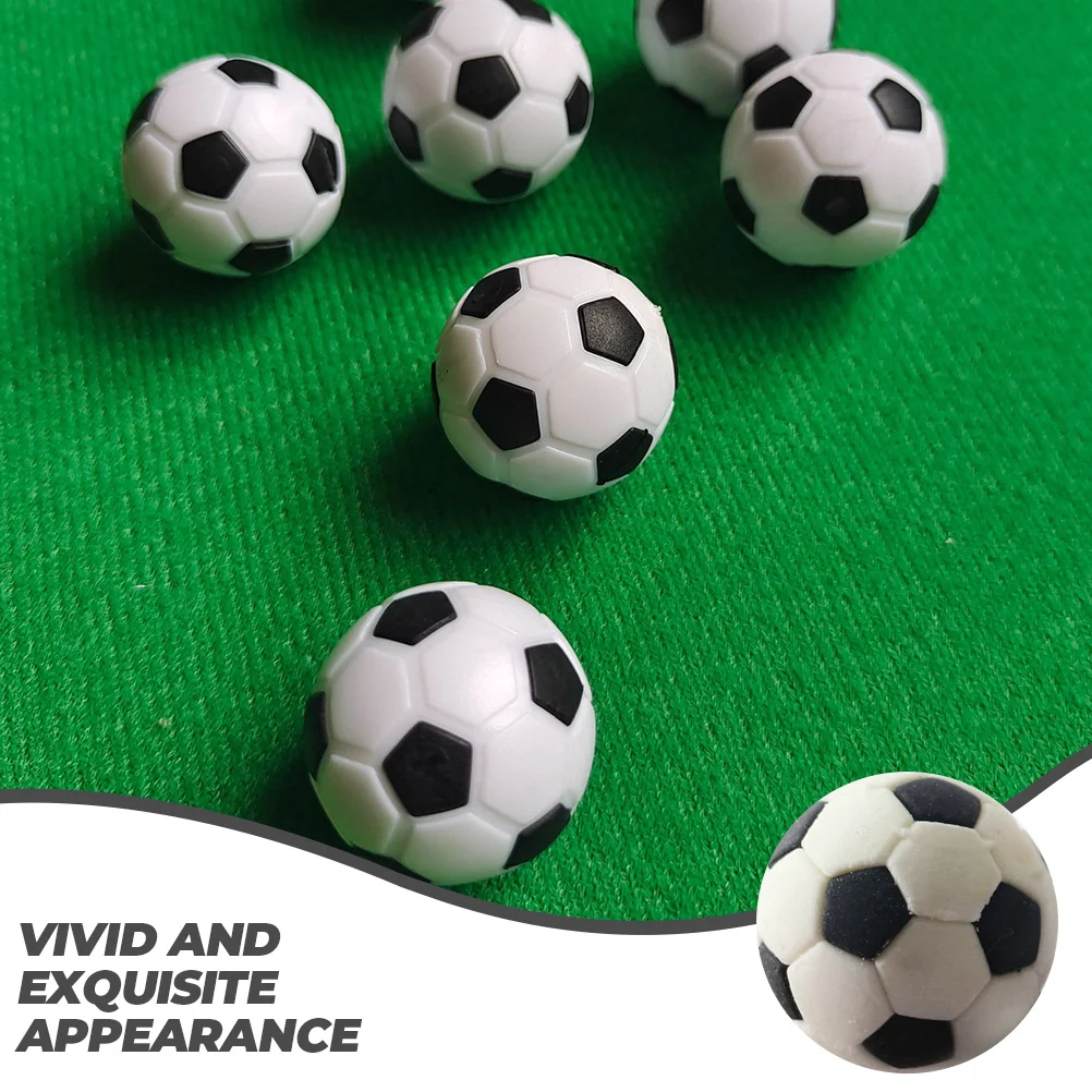 6 Pcs Ball Model Ornaments Football Toys Miniature Soccer Balls Sports House Props for Decorate