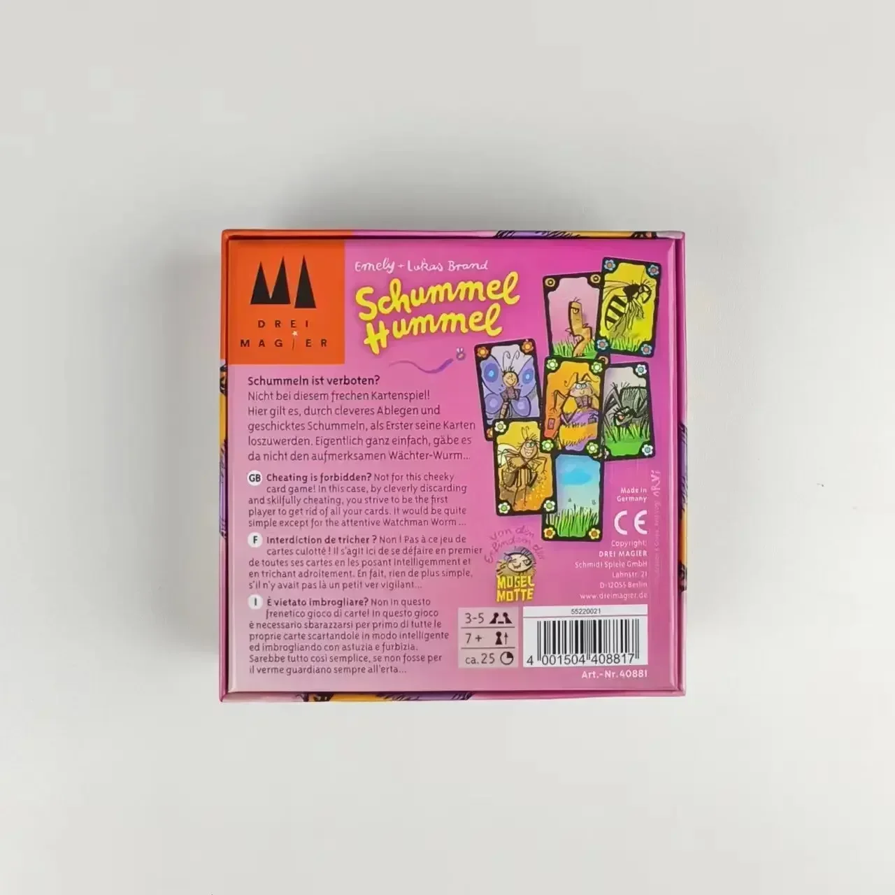 أطلق العنان من الغش الداخلي الخاص بك مع Schummel Hummel / Cheating moth / KAKER LAKEN POKER Board Game - يجب اقتناؤه ليالي البوكر