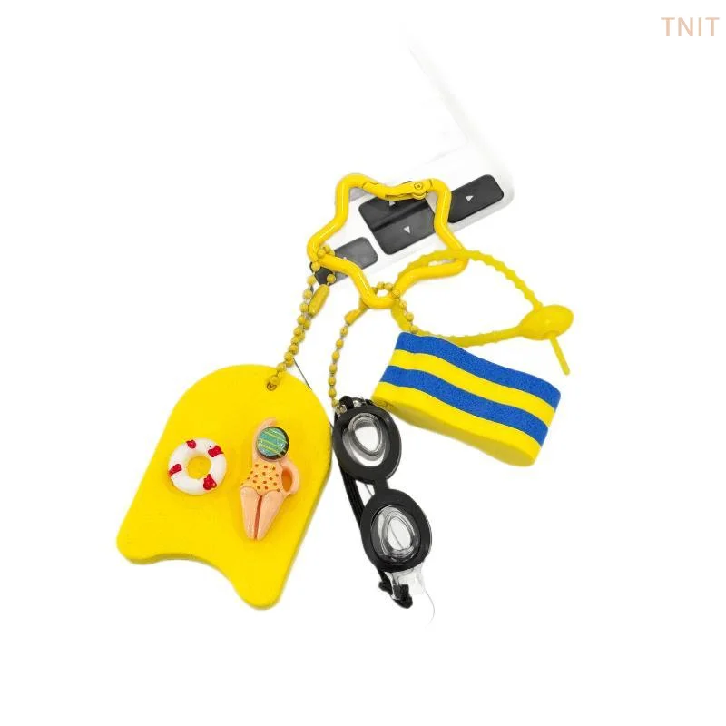 [J] Floating Keychain For Boat Keys Marine Fishing Float Key Chain Swimming Ocean Style Floating Key Ring Pendant