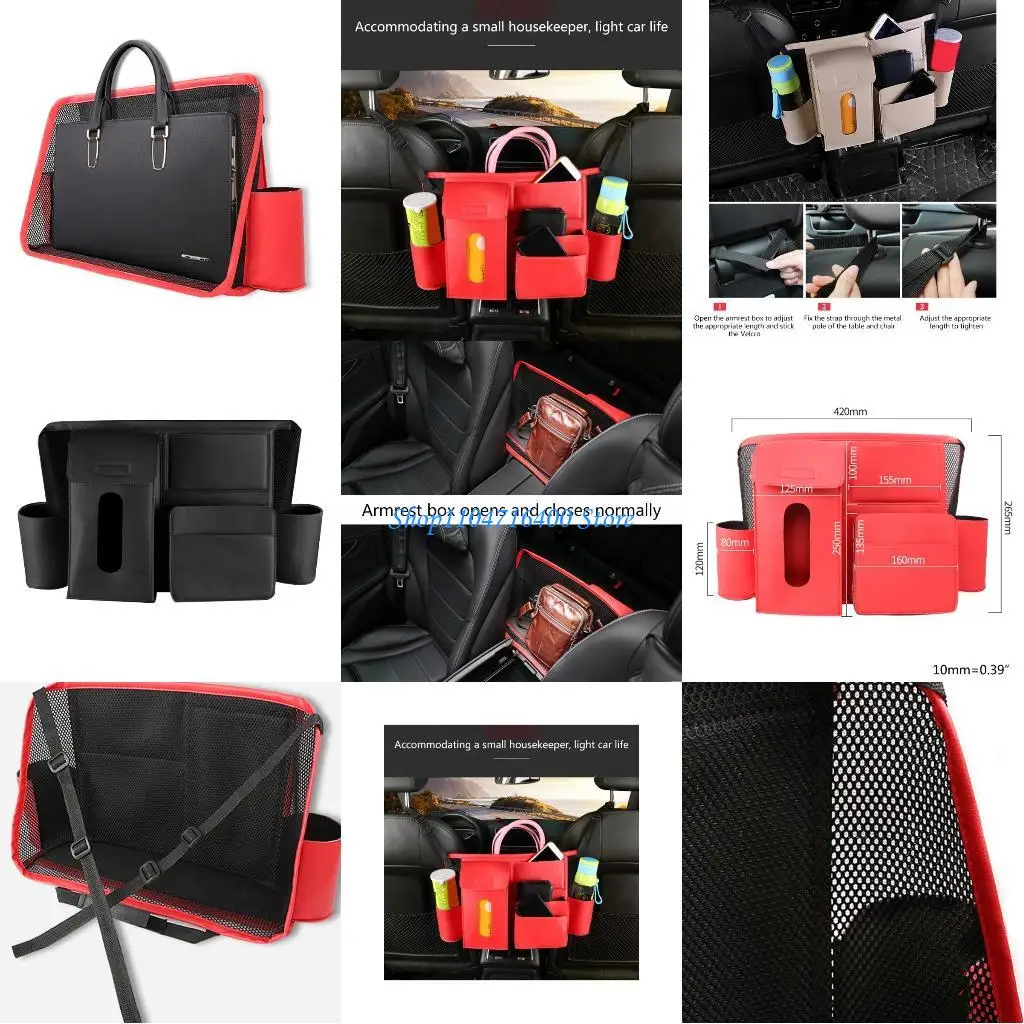 

y1gd Auto Net Pocket Handbag Holder Univeral torage Between eat Driver