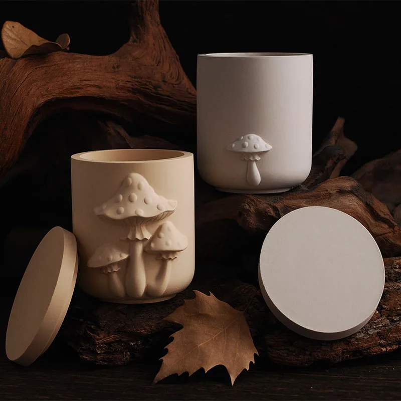 DIY Crystal Epoxy Resin Mold Mushroom Bouquet Box Jar Bottle Mirror Silicone Mold For Resin Making Jewelry Box Candle Cup Molds