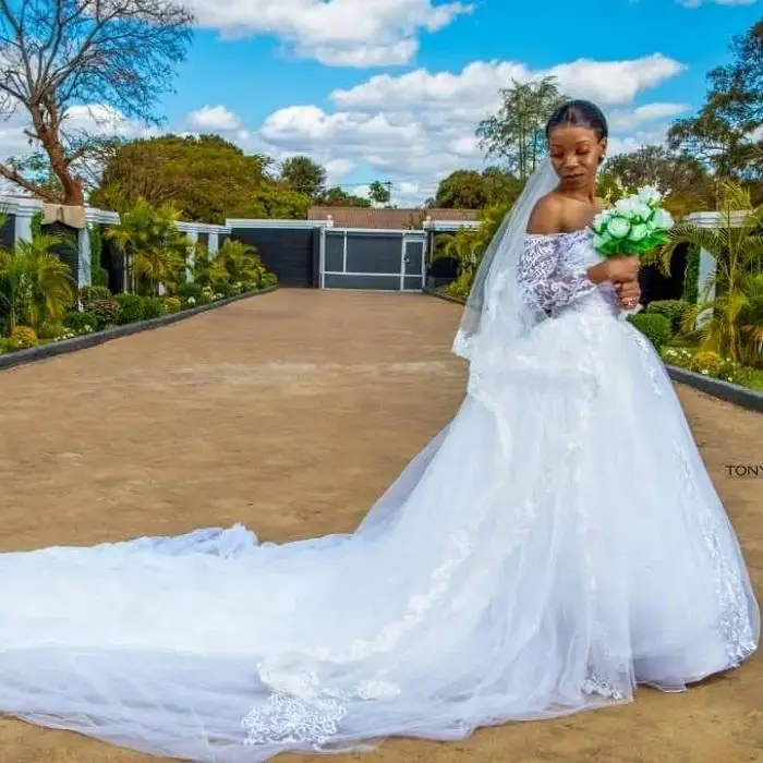 Vestido de casamento marroquino sem ombro, mangas compridas, novos produtos, estilo tradicional, design de marca