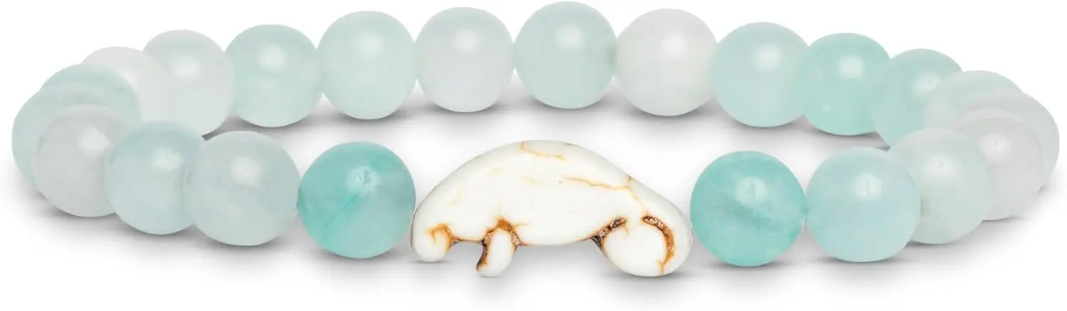 

Fahlo Drift Manatee Tracking Bracelet Elastic Supports Clearwater Marine Aquarium One Size Fits Most for Men and Women