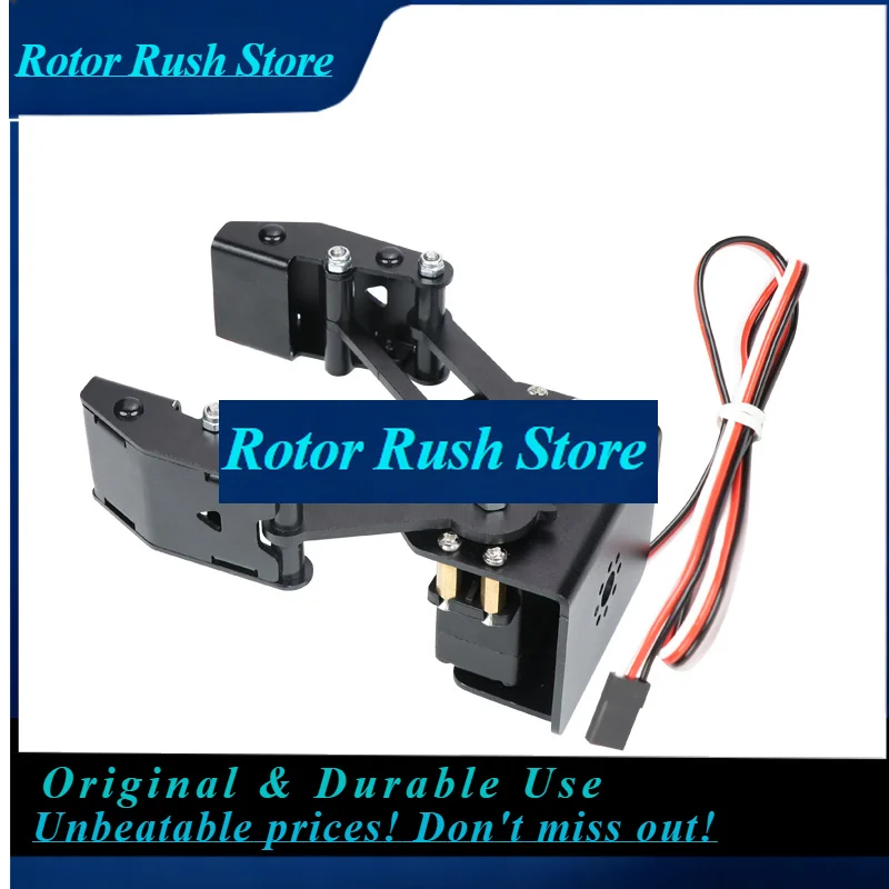 RoRuSMetal Mechanical Claw Robotic Gripper With Mg996r Digital Servo Alloy Big Claw Arm Manipulator Robot Diy Maker