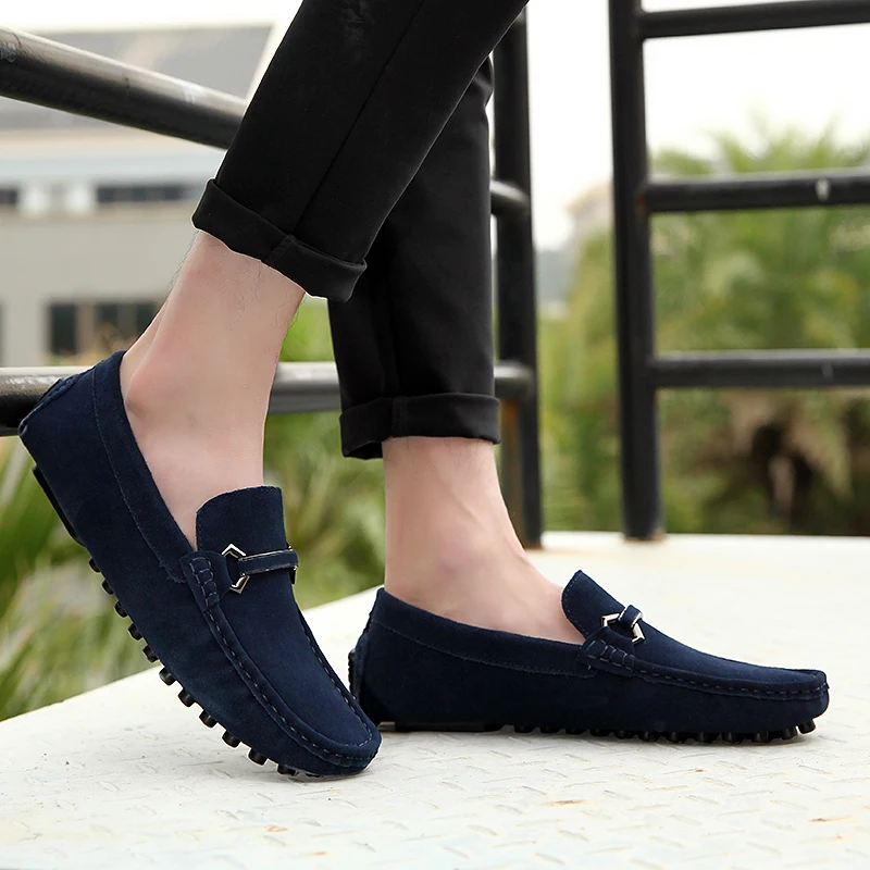 MAEDEF Mens Loafers Casual Driving Shoes PU Leather Breathable Soft Loafers for Men Shoe Lightweight Comfort Slip on Men's Shoes