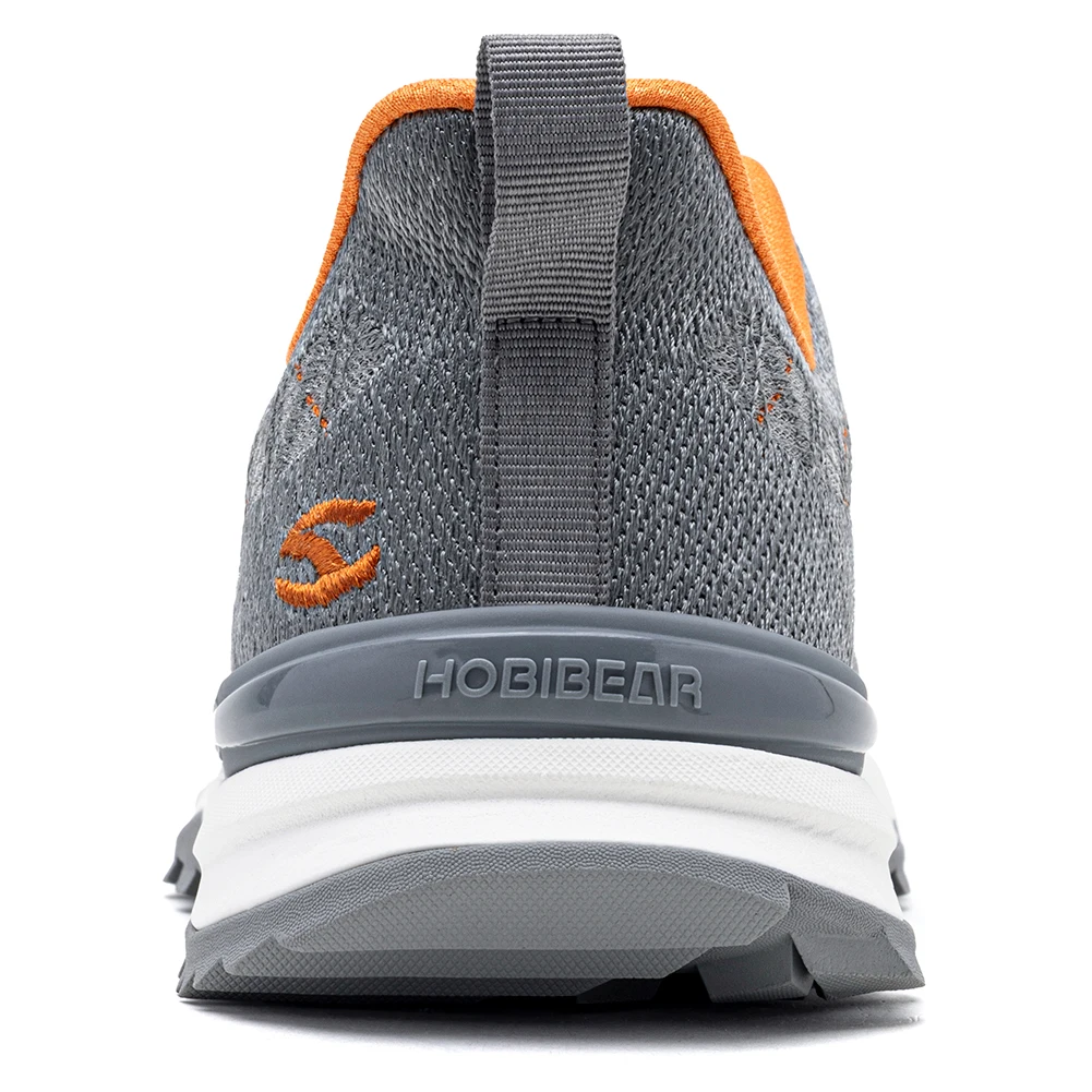 HOBIBEAR Unisex Laufschuhe mit breiter Zehenbox, atmungsaktive Mesh-Strick-Sneaker, rutschfeste, leichte Freizeitschuhe zum Joggen – Detail 15