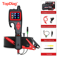 Topdiag P200 Automotive Electric Circuit Tester 12V 24V SMART HOOK Power Probe Car Electrical System Digital Test Analyzer Tool