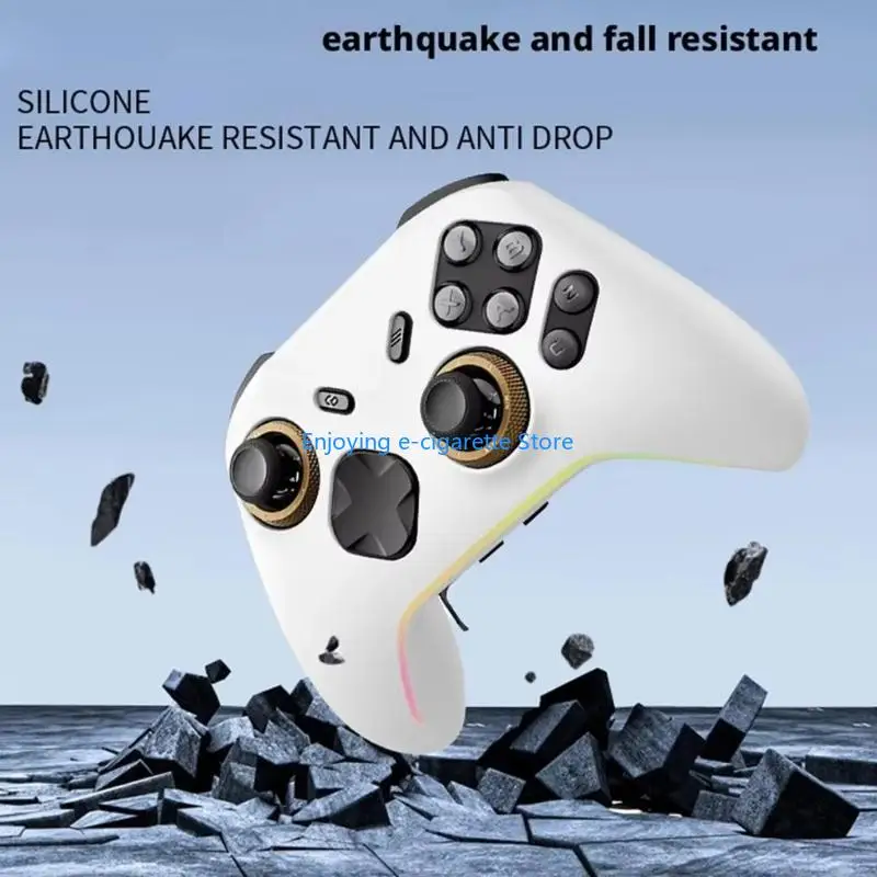 Gaming-Zubehör für 5 Schutzhülle Controller Kratzfeste Hülle Flexible Haut Silikonhülle Y4QF – Detail 8