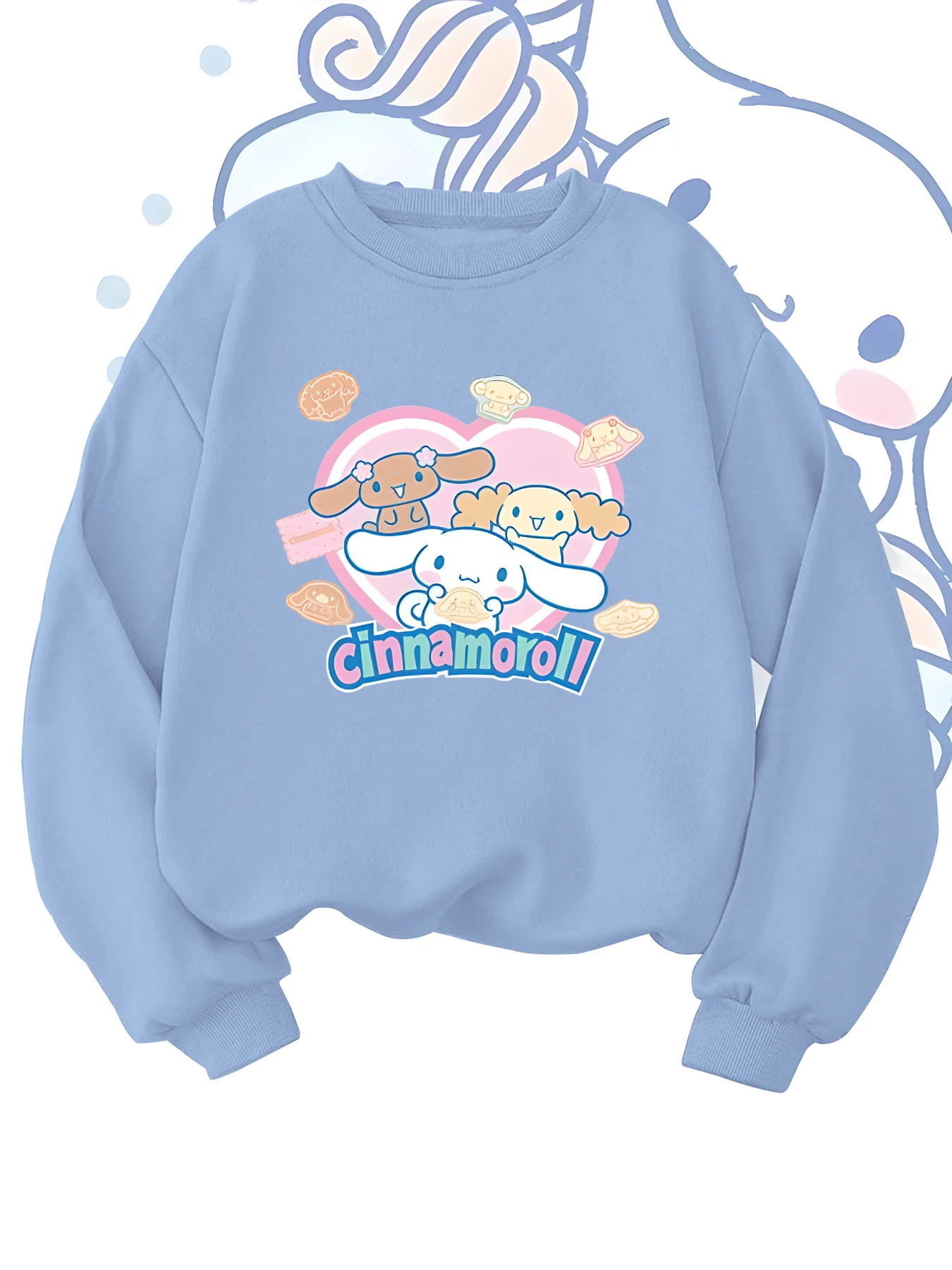 Sanrio Kuromi Lovely Ladies sweatshirt students Y2K outside wearing shirts spring and autumn outdoor sports casual pullover