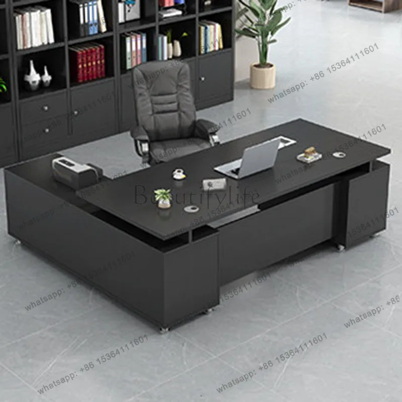 FG aesthetic chinese office desk creative Save space big size fashion Safe office desk professional mesas escritorio home produc