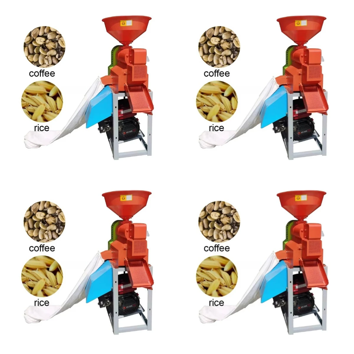4 in 1 Factory Price Agricultural Rice Milling Machines in Shandong for Sale