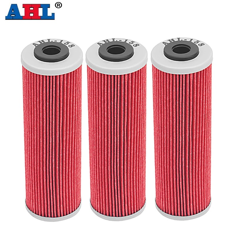 

1/2/3pcs Motorcycle Parts Oil Filter For 990 SMR SMT SUPERMOTO 950 1090 ADVENTURE 1190 1290 SUPER RC8R RC8 1090R 1290R 999R