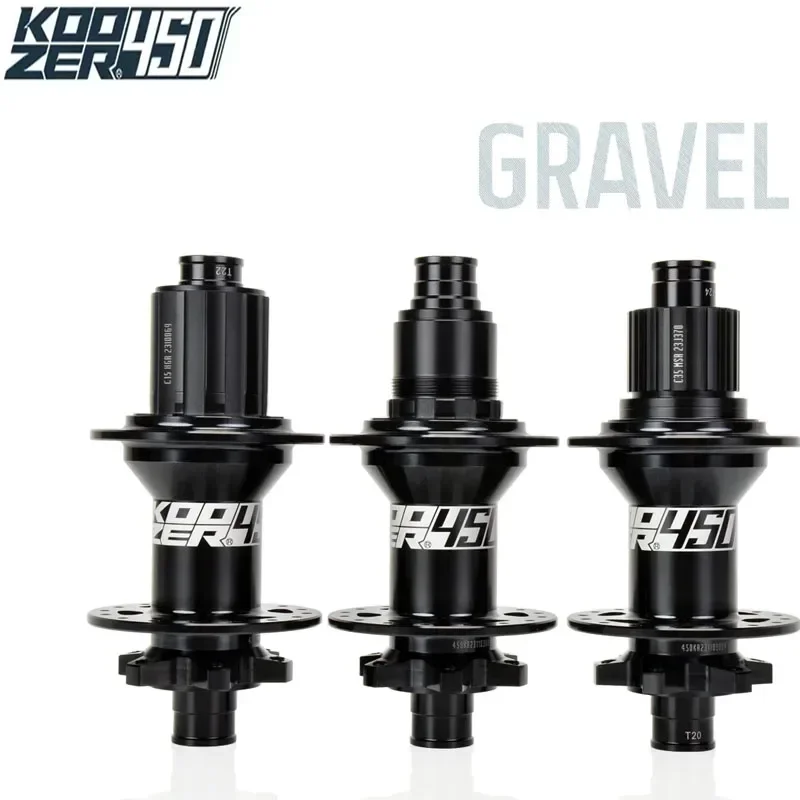 Koozer 450 28/32 Holes 6-bolts/J-bend Road disc/Gravel Bicycle Rear hub 5x135/12x142mm HGR/XDR/MSR  for 8-12S road Bicycle Hubs