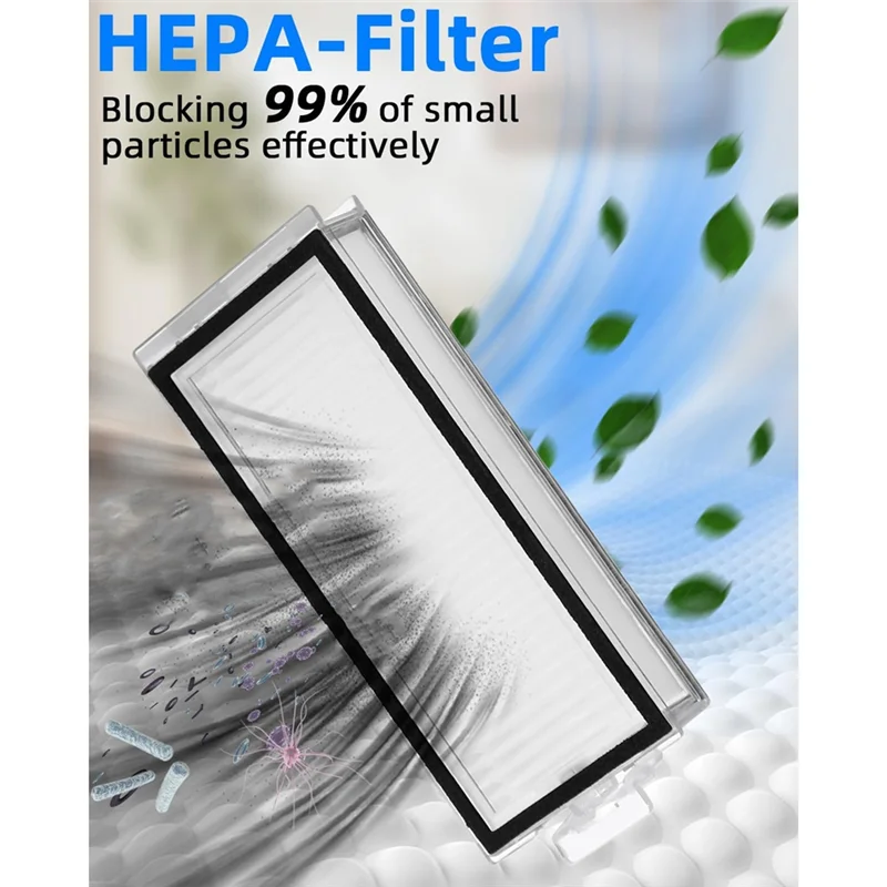 Аксессуары A97G для пылесоса Roborock Q7/Q7+/Q7 Max/Q7 Max+, основные боковые щетки HEPA-фильтры, тканевые мешки для пыли