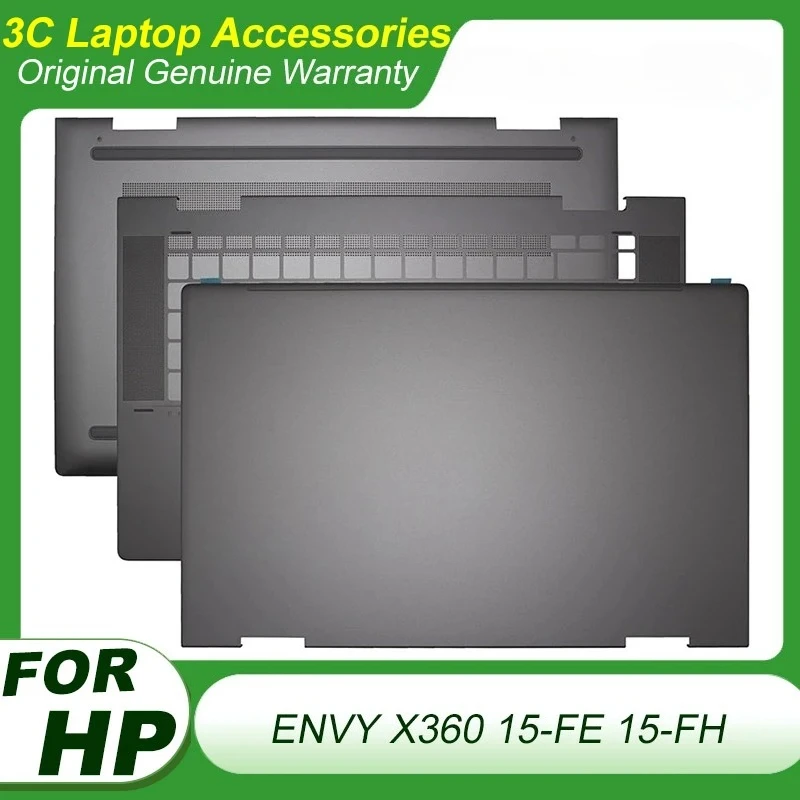 

New Laptop LCD Back Cover Top Palmrest Bottom Case For HP Envy X360 15Z-FH 15T-FE 15-FH 15-FE N47942-001 N47928-001 N47927-001