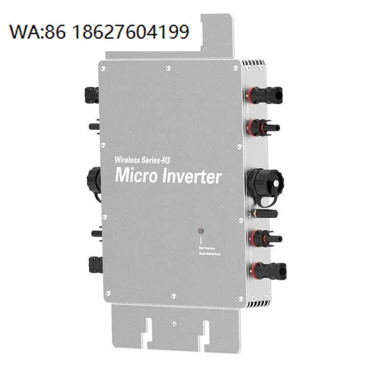 400W Anti Reverse Flow Waterproof Grid Tie Micro Inverter MPPT Tracking  Balcony Solar Power Equipment