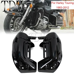 For Harley Touring Road King Electra Street FLT FLHT FLHR FLHRC 83-12 Accessories Black Lower Vented Leg Fairing Cover Glove Box