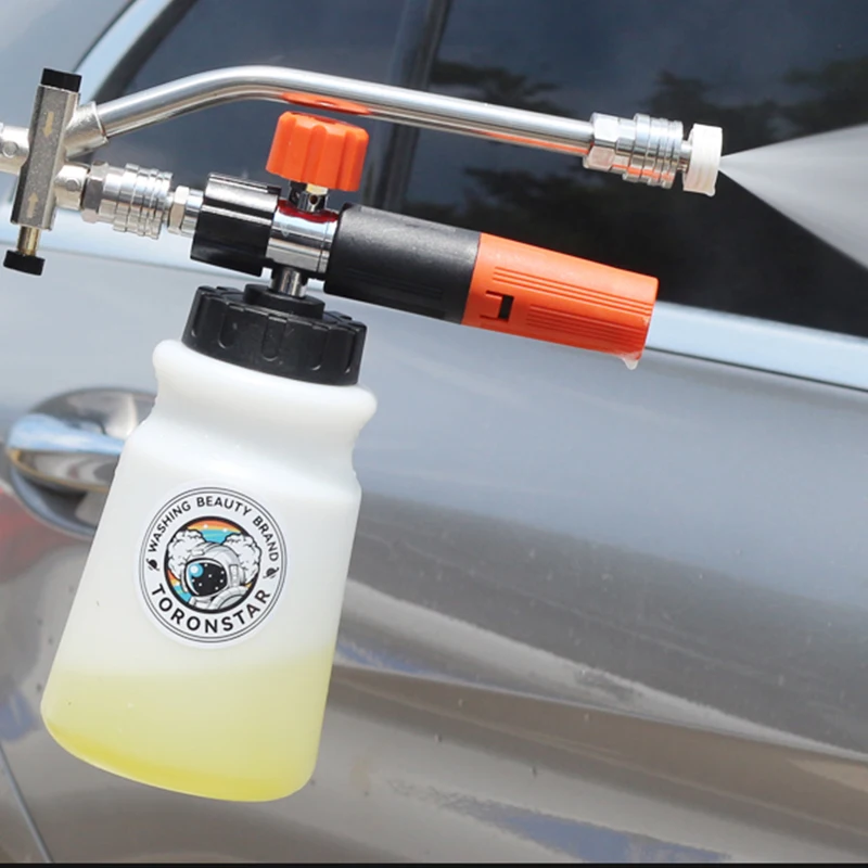 Dual purpose switch Snow Foam Lance 1L Car Foam Lance Car Pressure Foam Gun Nozzle Car Clean Wash Tool Shampoo Sprayer