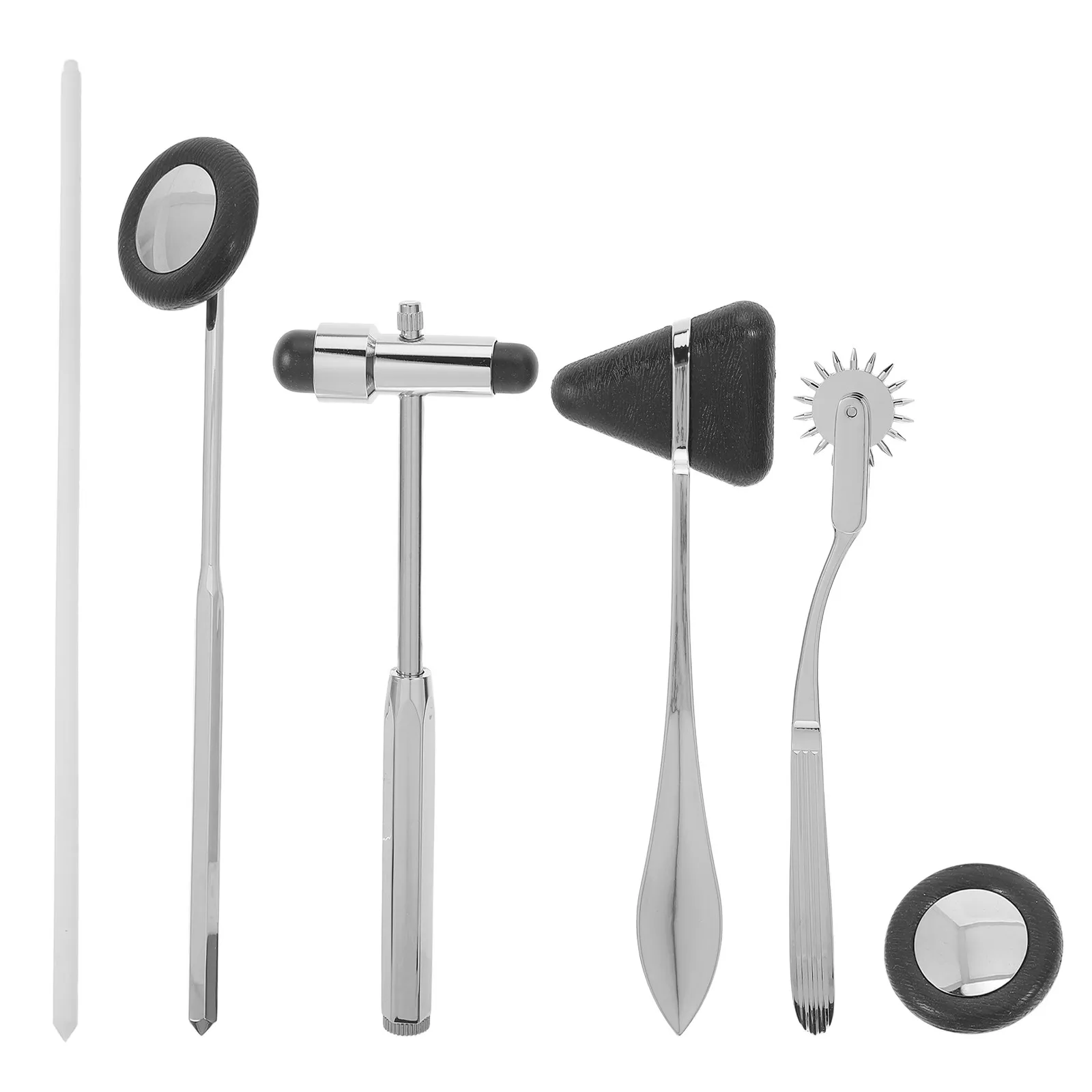 

1Set Neurological Hammer Medical Diagnostic Instrument Set Black Clinic Reflex Hammer Kit Student Doctor Use Portable Ergonomic