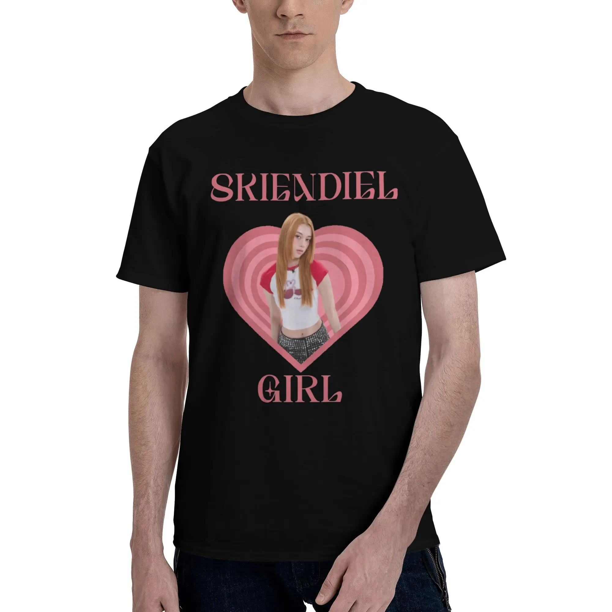

Crazy Megans Skiendiel Girl Katseyeing T-Shirt for Men O Neck 100% Cotton T Shirts Short Sleeve Tee Shirt Printed Clothing