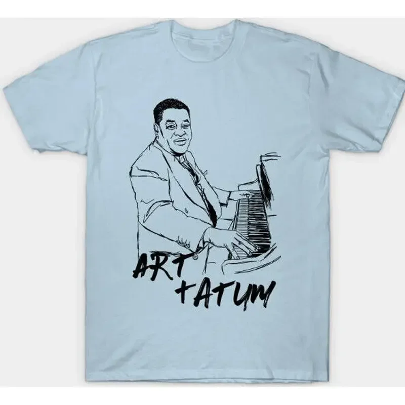 Retro Art Tatum T Shirt Piano Starts Here The Complete Pablo Solo Masterpieces