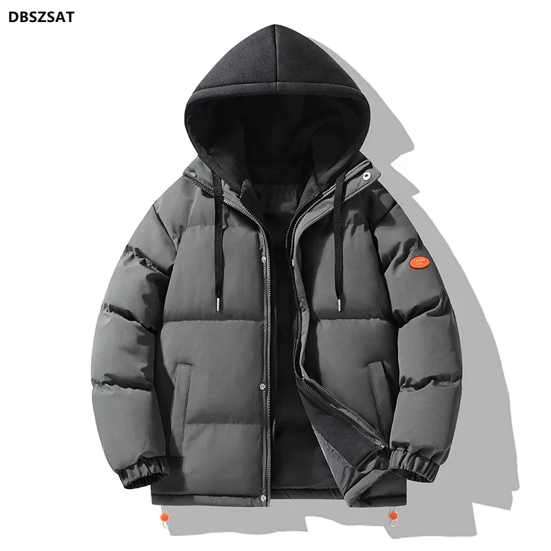 Man Brand Outwear Outdoor Classic Jacket Men 2023 Fashion Casual Solid Coats Autumn Winter Windproof Warm Thick Fleece Jackets