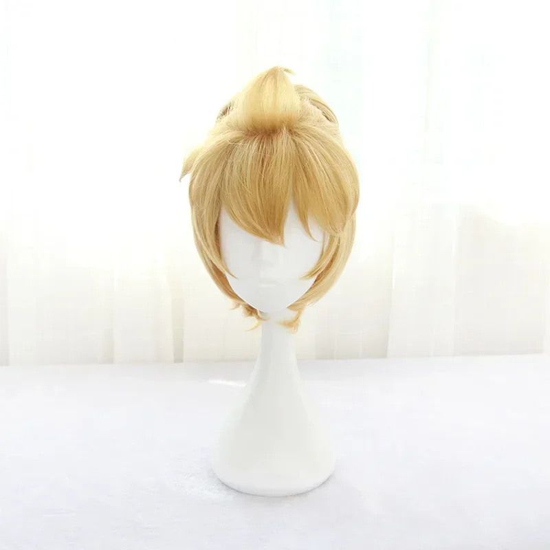 Jean/wool short heat resistant hair cosplay costume cap cosplay anime figures dress up wig short wig track cap