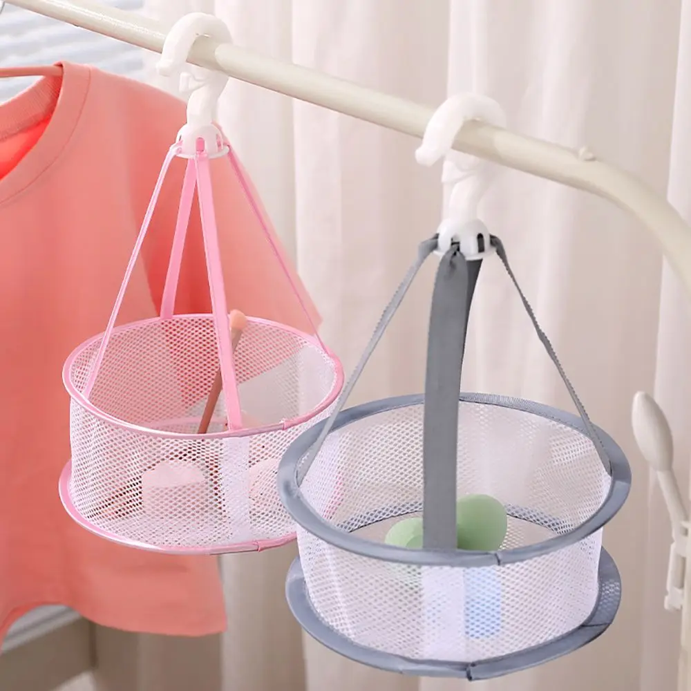 Women Fabric String Bag Makeup Accessories Foldable Makeup Puff Makeup Sponge Drying Rack Drying Net Bag Brushes Drying Tool