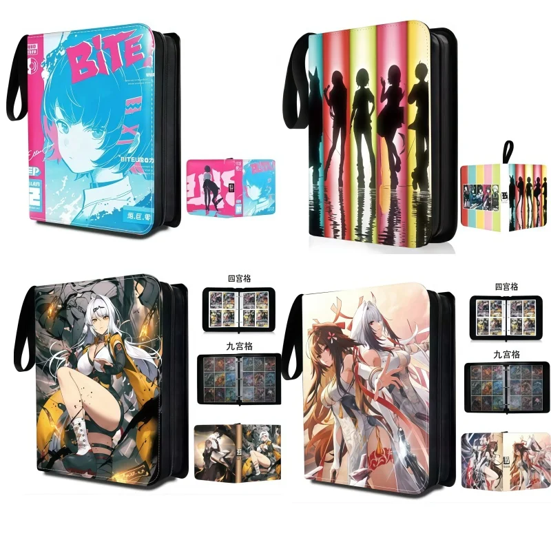 400pcs/900pcs Zenless Zone Zero Card Cortical Card Book Album Book Folder Anime Collections Zipper Cards Binder Holder Toy Gift