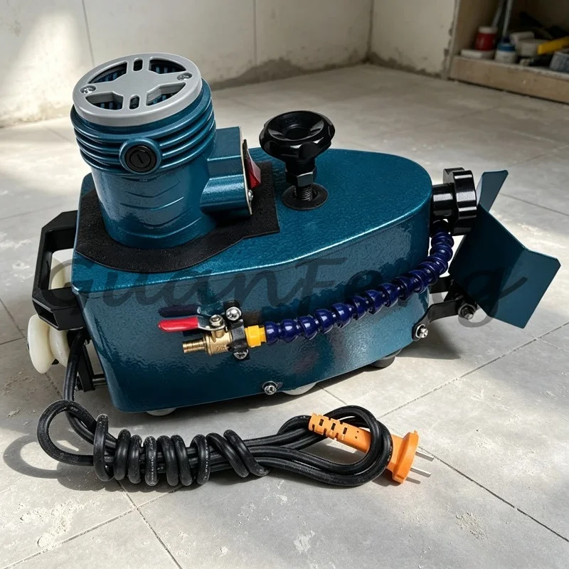 Multifunctional Glass Edge Polisher 220V Portable Hand Grinder Glass Edging Polishing Machine for Straight Bevel Arc Edge Glass