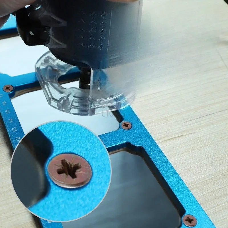86 Box Switch Socket Hole Template Mold Square Hole Panel Wardrobe Bottom Box Marking Measurement Imitation Carpentry Hole Maker