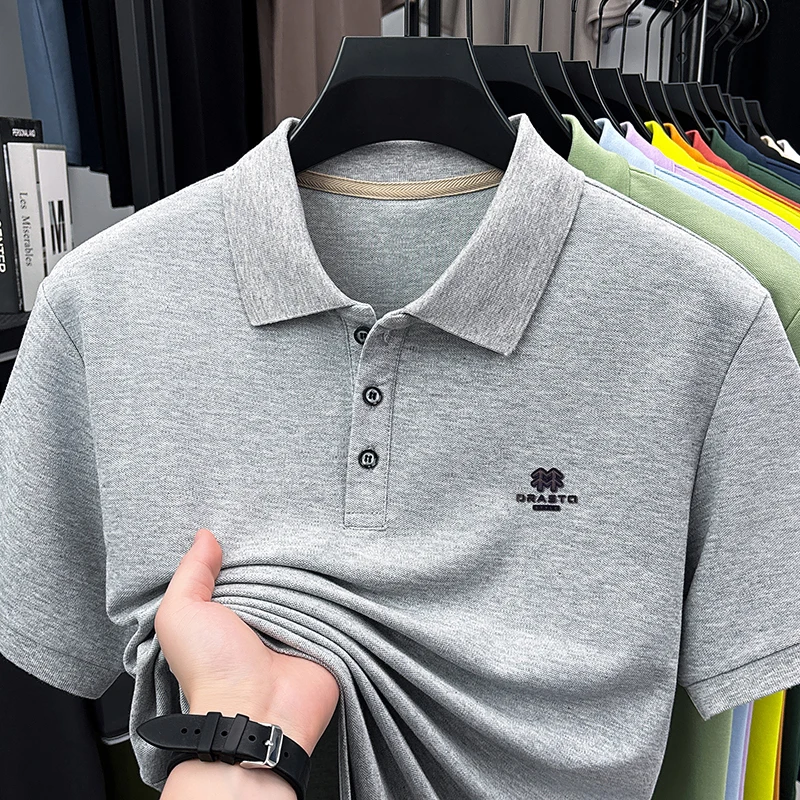 

Polo Shirt Short Sleeved Casual Men's 2026 Summer New Top Solid Color Lapel T-shirt