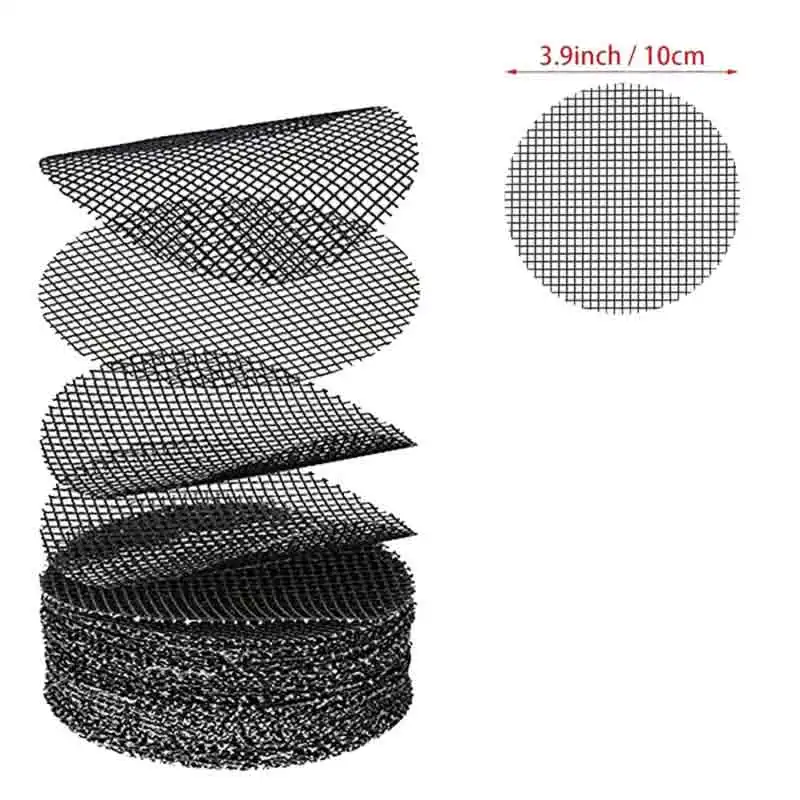 Potgat Mesh Pad Mat Raster Rond Afvoergat Scherm voor Potbodem Voorkom bodemverlies Anti Bonsai Bloem Plant Tuingereedschap