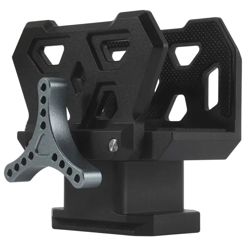 AA94-Professional Saddle Clip Adapter Tripod Bracket Vise Clamp Outdoor Bracket Adapts To3/8 Inch Thread Easy Installation