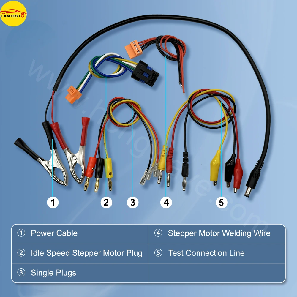 QDB-3A 2A Auto Ignition Coil Tester Car Idle Stepper Motor Solenoid Valve Injector Actuator Fault Detector Driver PWM Generator