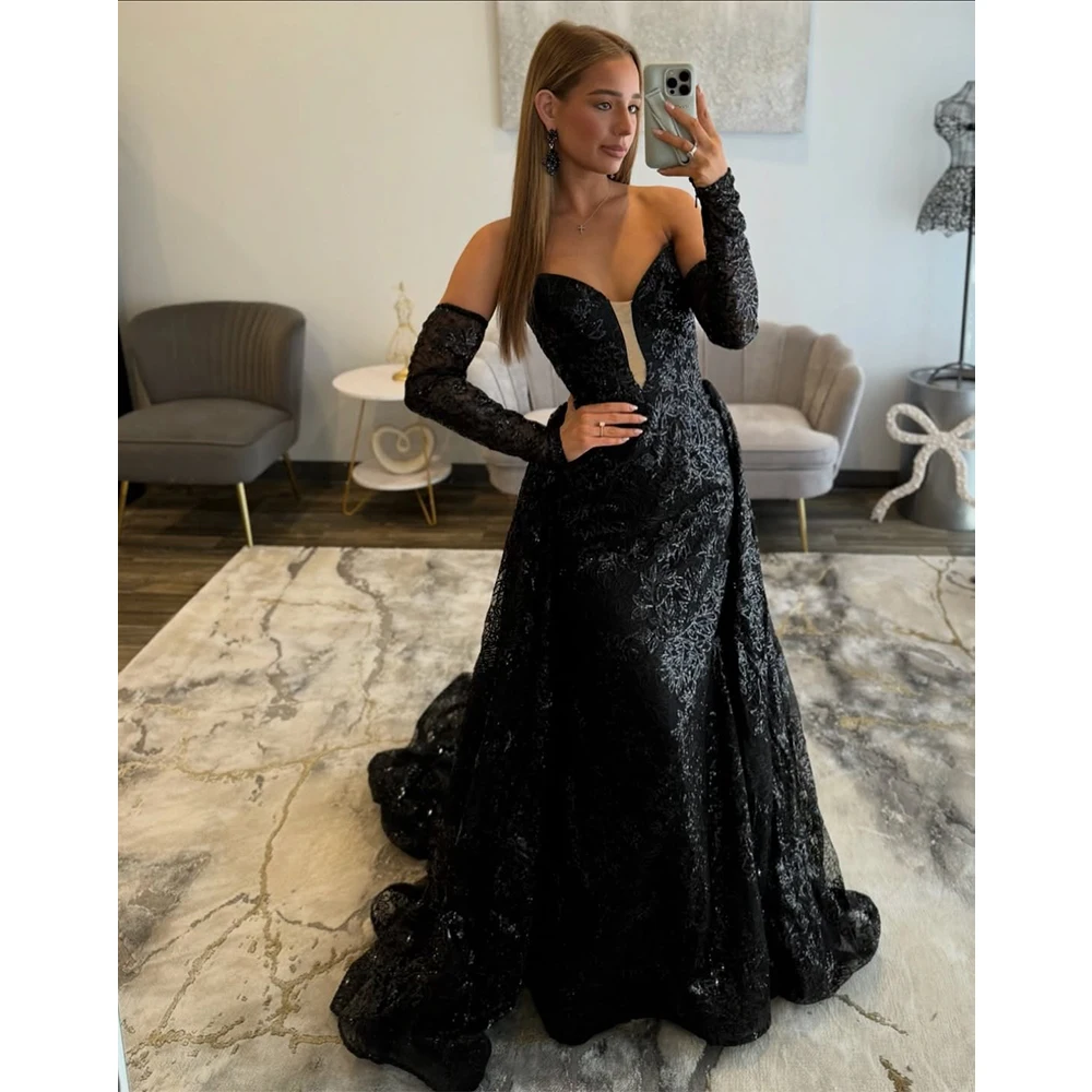 

MVOZEIN Charming Evening Dress Sweetheart Sleeveless Long Prom Dresses 2026 Special Occasion Formal Gown Party Dress