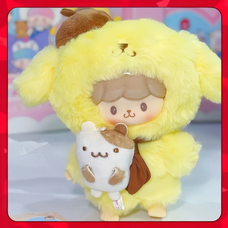 Genuine Zzoton × Sanrio Characters Love-League Buddies Series Blind Box Kawaii Vinyl Plush Bag Pendant Doll Mystery Box Gift