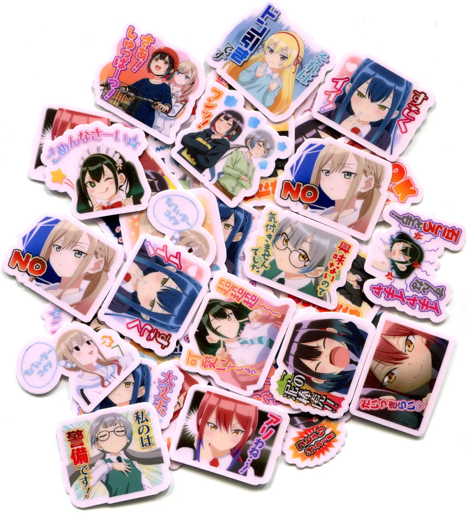40pcs BAD GIRL 2-3cm WATERPROOF DIY CUTE sticker