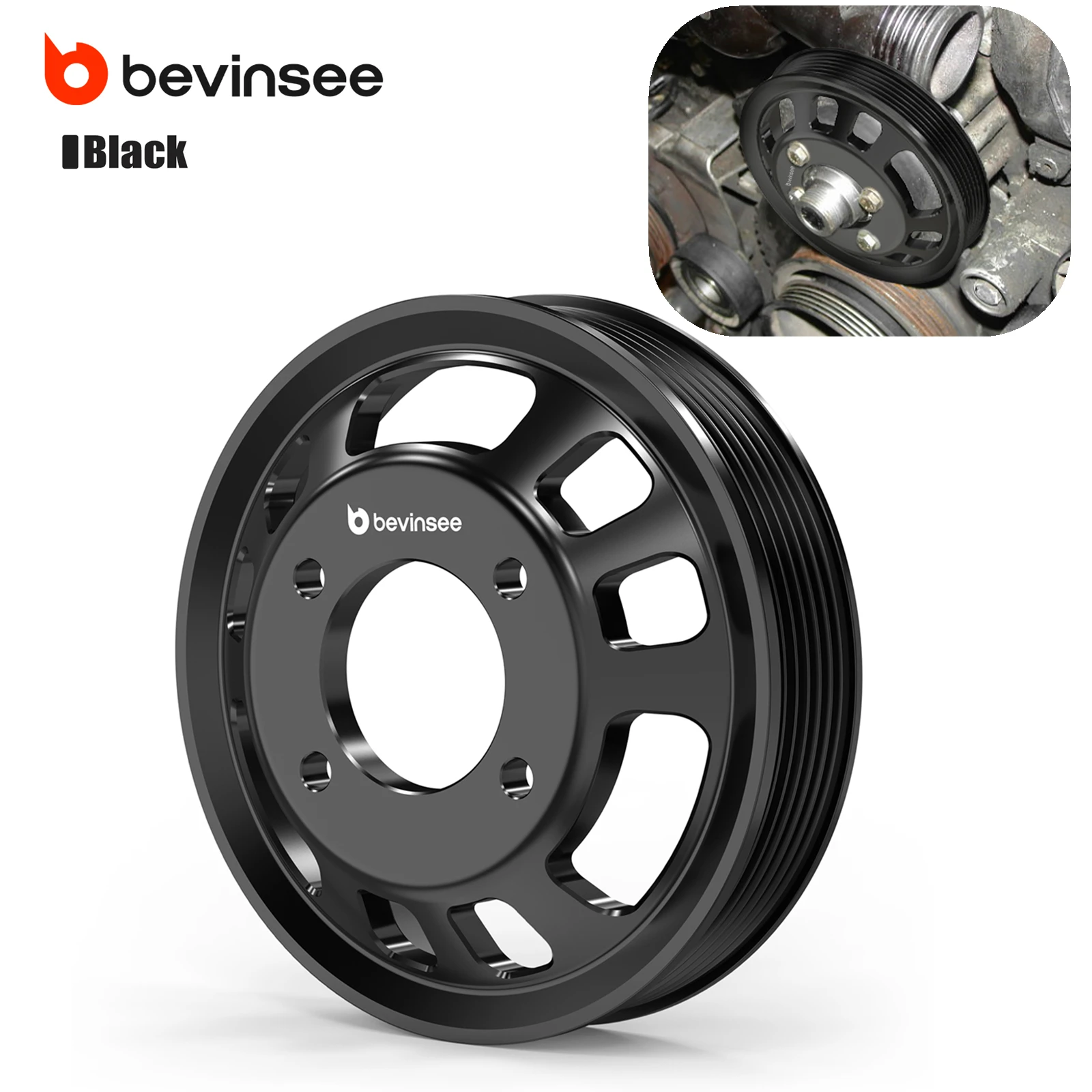 

For BMW M50 M52 Water Pump Pulley,for BMW E36 320i 323i 325i 328i E34 525i E39 528i, Replace for 11 51 1 730 554,11 51 1 740 512