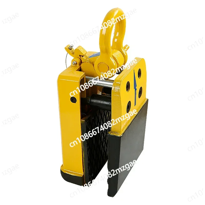 1000kg Lifting Pliers Yellow Slate Clamps, Semi-Automatic Alloy Steel Marble Slab Installation Fixture Tools
