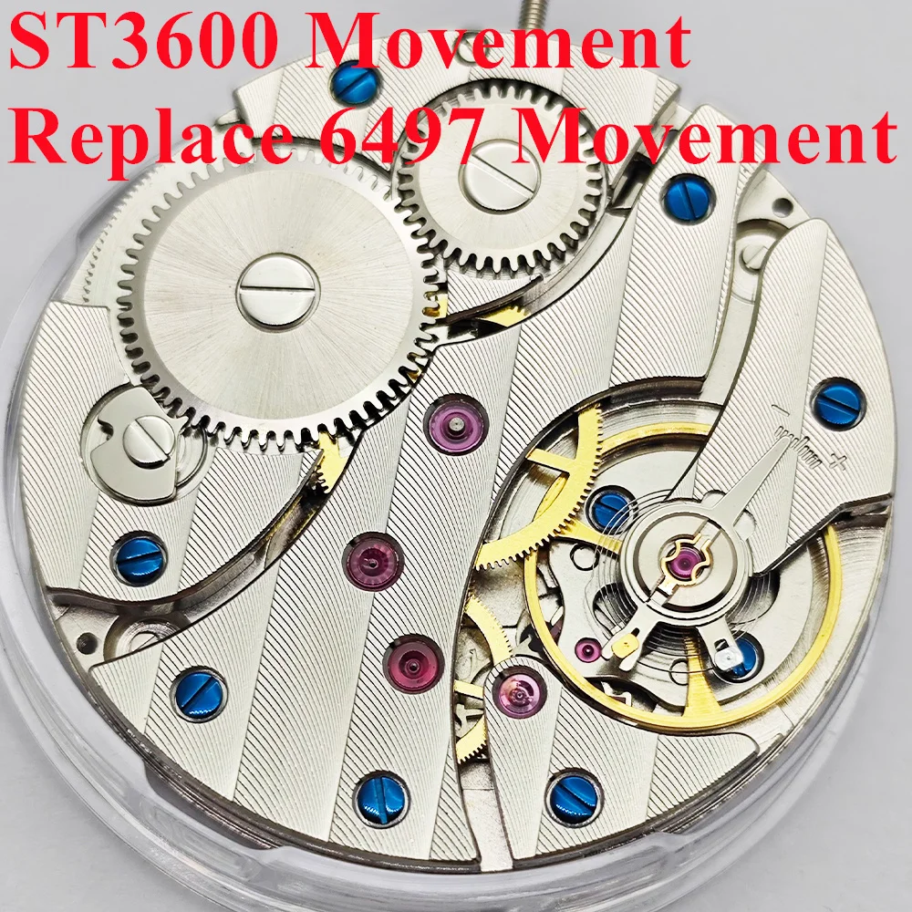 ST3600 Mechanical Movement High Accuracy 17 Jewels Replace ETA 6497 Movement for men's watch wrist watch men