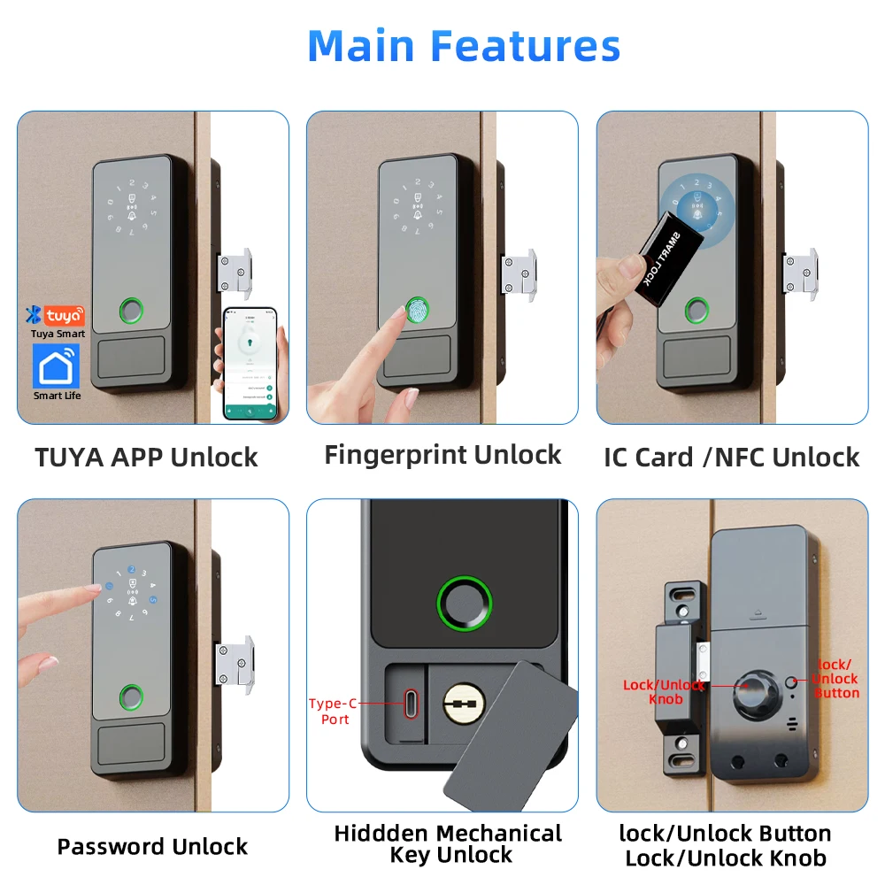 CDOK G18 Tuya APP 스마트 잠금장치, 목재 - Smart Lock Zigbee Gateway 리뷰 및 가격