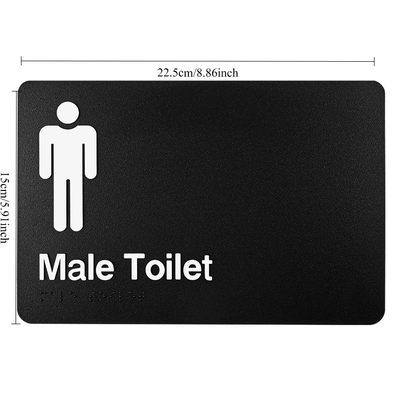 1PC Braille signage, guidance signs for the blind, house number signs, number signs